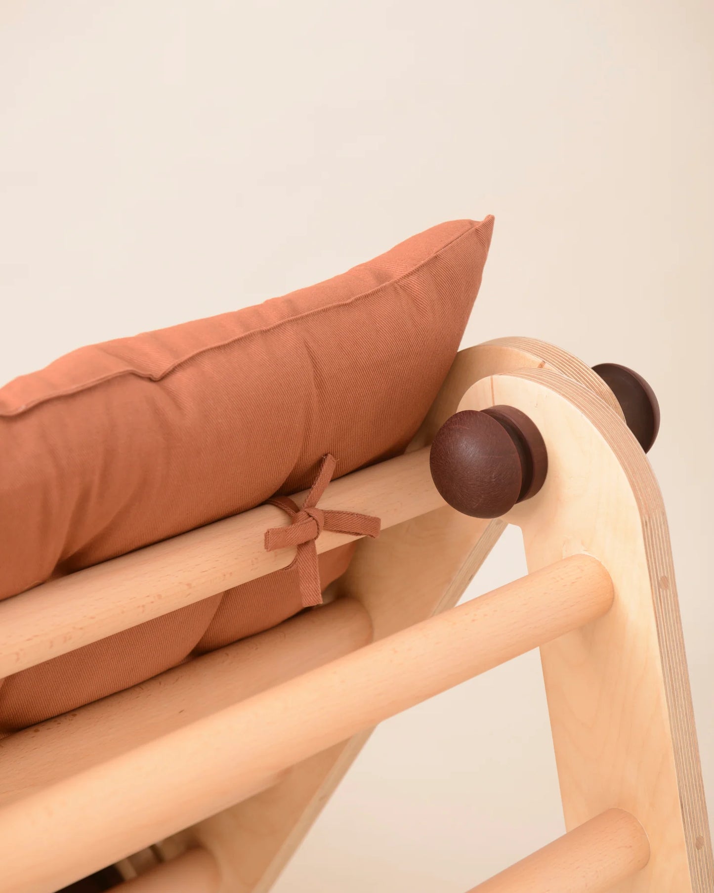 Rust twin cushion set