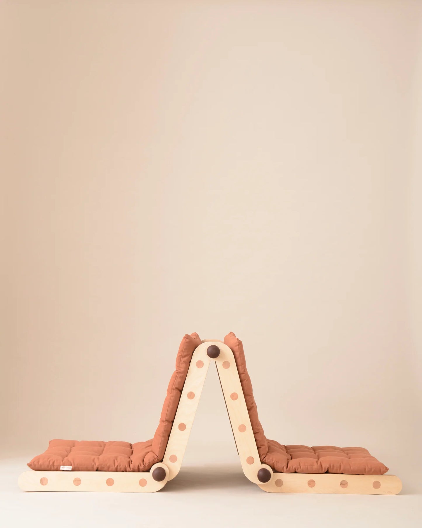 Rust twin cushion set